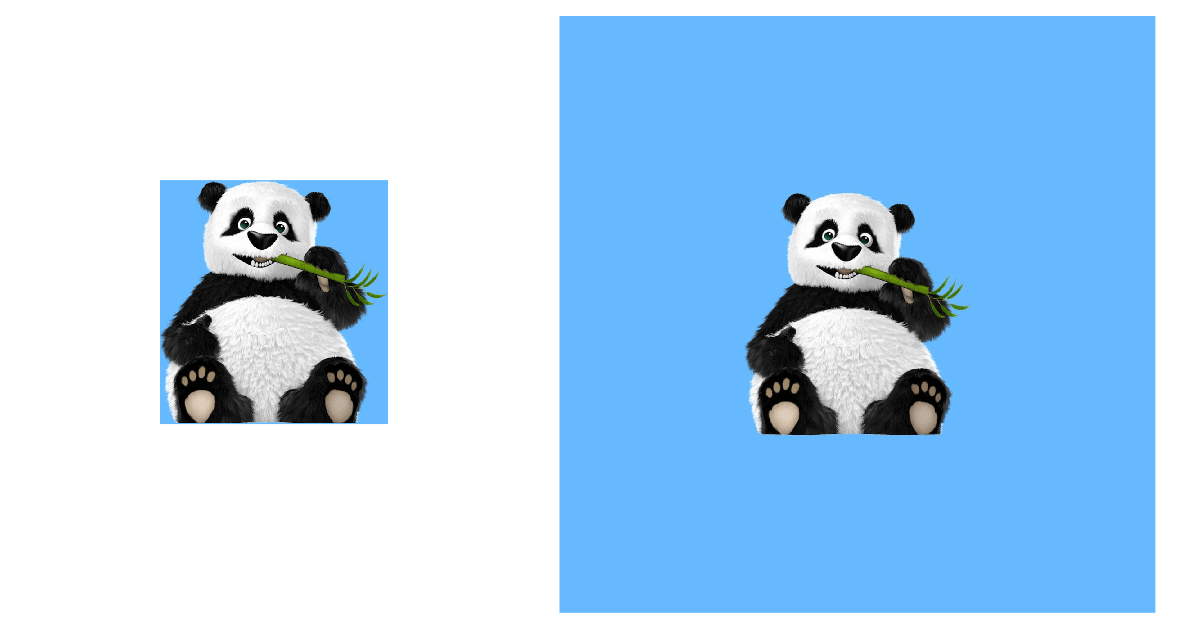 Tinify Background space optimization