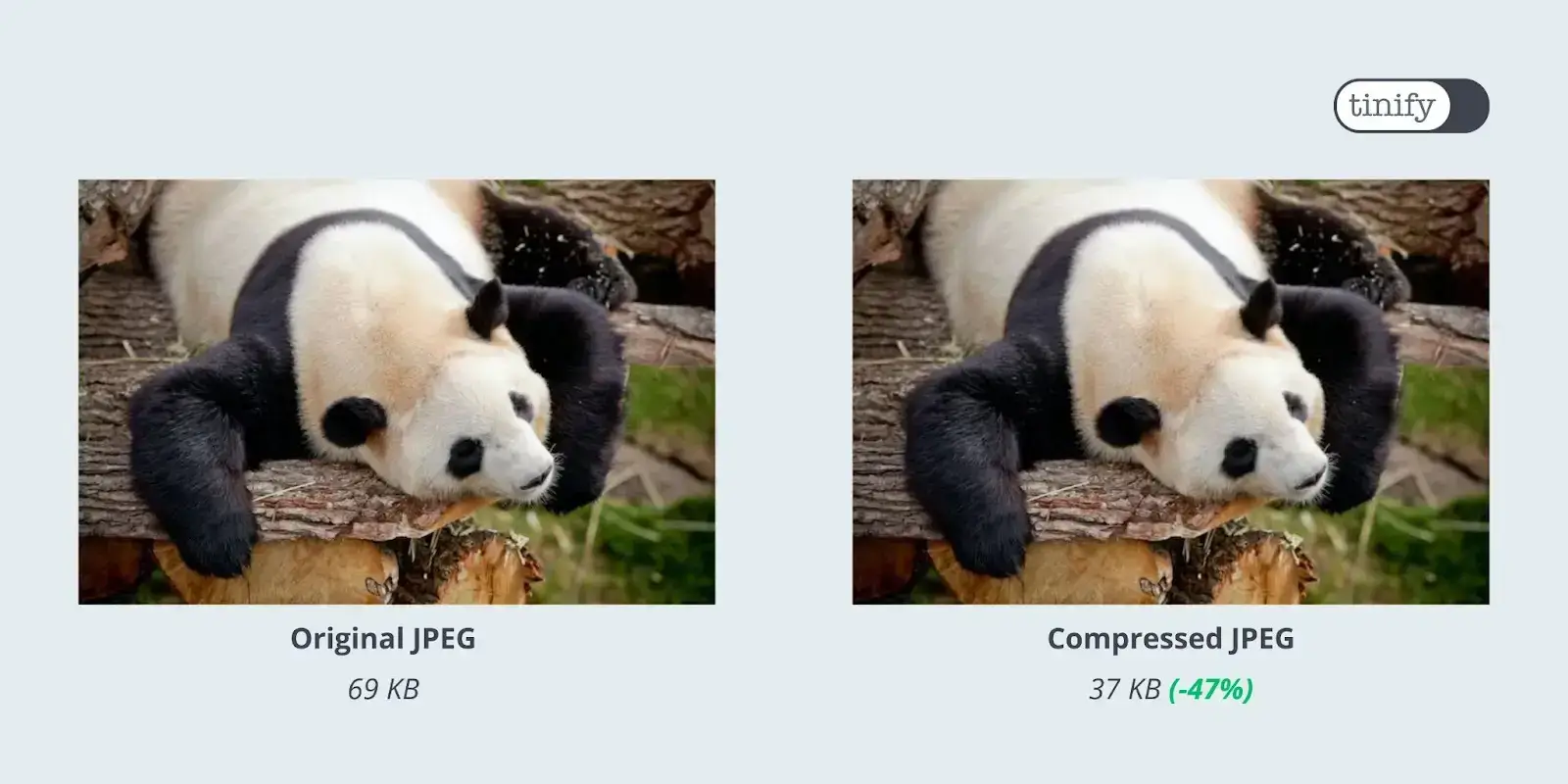 Compression without quality loss